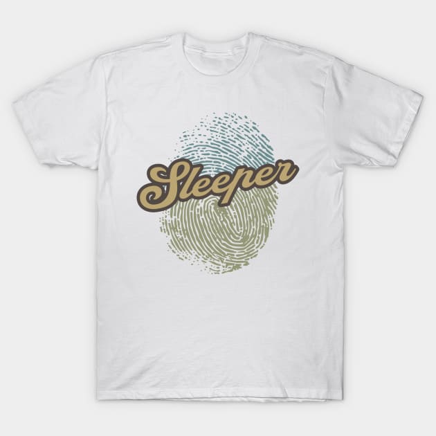 Sleeper Fingerprint T-Shirt by anotherquicksand